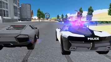 Police Chase Car Drifting syot layar 1