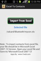 Import Export Contacts تصوير الشاشة 3