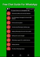 Guide for WhatsApp Messenger capture d'écran 1