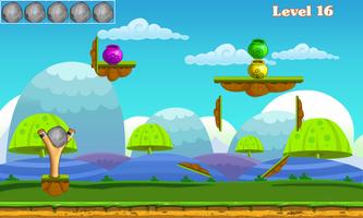 Knock Down : A Slingshot Game captura de pantalla 3
