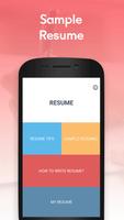 Sample Resumes  - Resume Templ পোস্টার