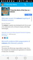 IT Security Alerts captura de pantalla 2