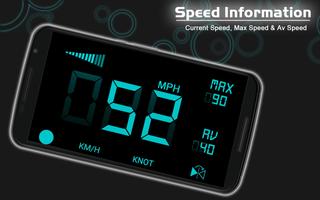 Digital Gps Speedometer odometer offline: HudView скриншот 1