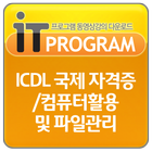 ICDL 국제 자격증/컴퓨터활용및 파일관리 icône