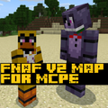 FNAC v2.0 Карта и скины FNAF для MCPE, новый мод