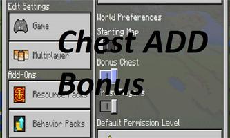 Bonus Chest OP Items Pack, MCPE Mod Addon capture d'écran 2