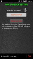 Screen Locker Voz Poster