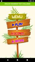 English Grammar Test Challenge poster