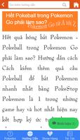 Huong dan choi Pokemon Go A..Z Ekran Görüntüsü 2