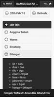 Kamus Bahasa Dayak captura de pantalla 1