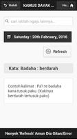 Kamus Bahasa Dayak تصوير الشاشة 2