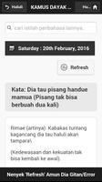 Kamus Bahasa Dayak تصوير الشاشة 3