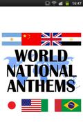 World National Anthems & Flags Affiche