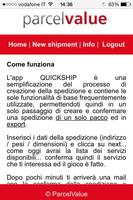 Parcel Value QuickShip تصوير الشاشة 1