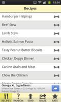 Dog Food Recipes captura de pantalla 1