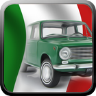 Classic Italian Car Racing Zeichen