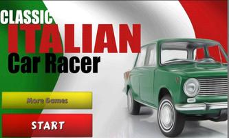 Classic Italian Car Racing Plakat
