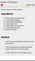 Italian Chicken Recipes 📘 Cooking Guide Handbook اسکرین شاٹ 2