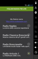 ITALIAN RADIOS FM LIVE capture d'écran 1