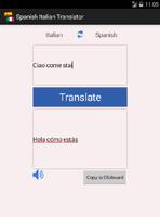 Spanish Italian Translator capture d'écran 1