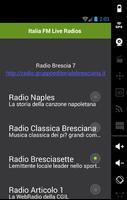 Italia FM en direct Radios capture d'écran 1