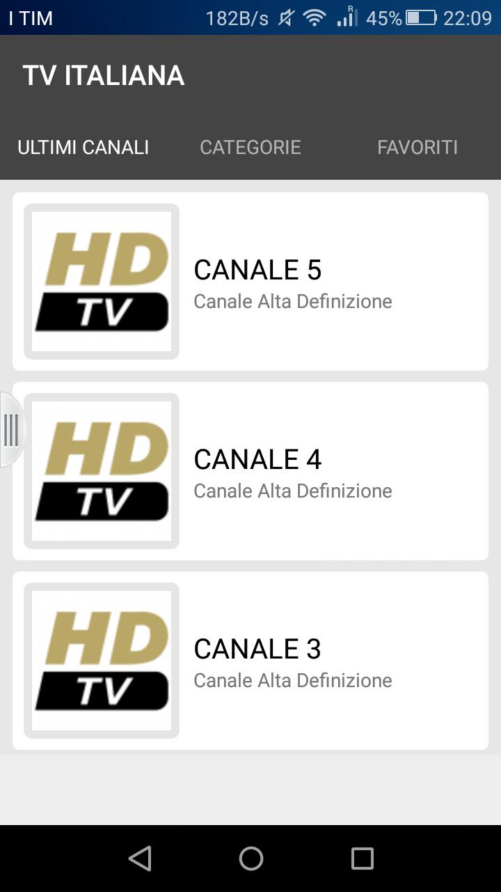 TV ITALIANE GRATIS DIRETTA APK for Android Download