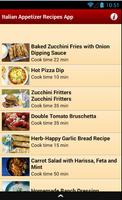 Italian Appetizer Recipes captura de pantalla 2
