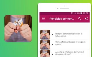 برنامه‌نما Perjuicios por fumar cigarrillos عکس از صفحه