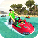 Jet Boat Water Attack Simulator 3D icône