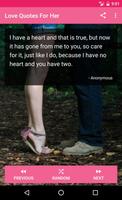 Love Quotes For Her syot layar 3