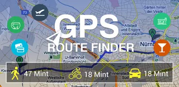 GPS Navigation Route finder