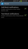 Block Calls, text, SMS تصوير الشاشة 2