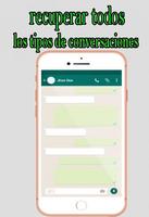 recuperar conversaciones borradas: redes sociales 截图 2