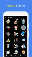 Doraemon Cartoon Stickers capture d'écran 2