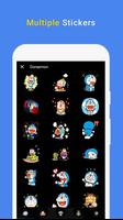Doraemon Cartoon Stickers imagem de tela 2
