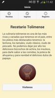 RECETARIO TOLIMENSE 海报