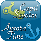 Capri Scooter and Aurora Time Zeichen