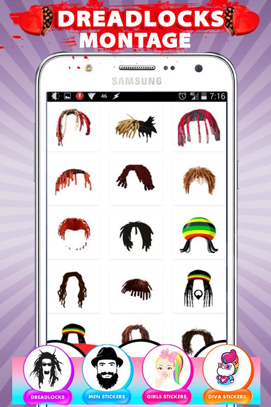 Dreadlocks Hair Photo Montage cho Android - Tải về APK