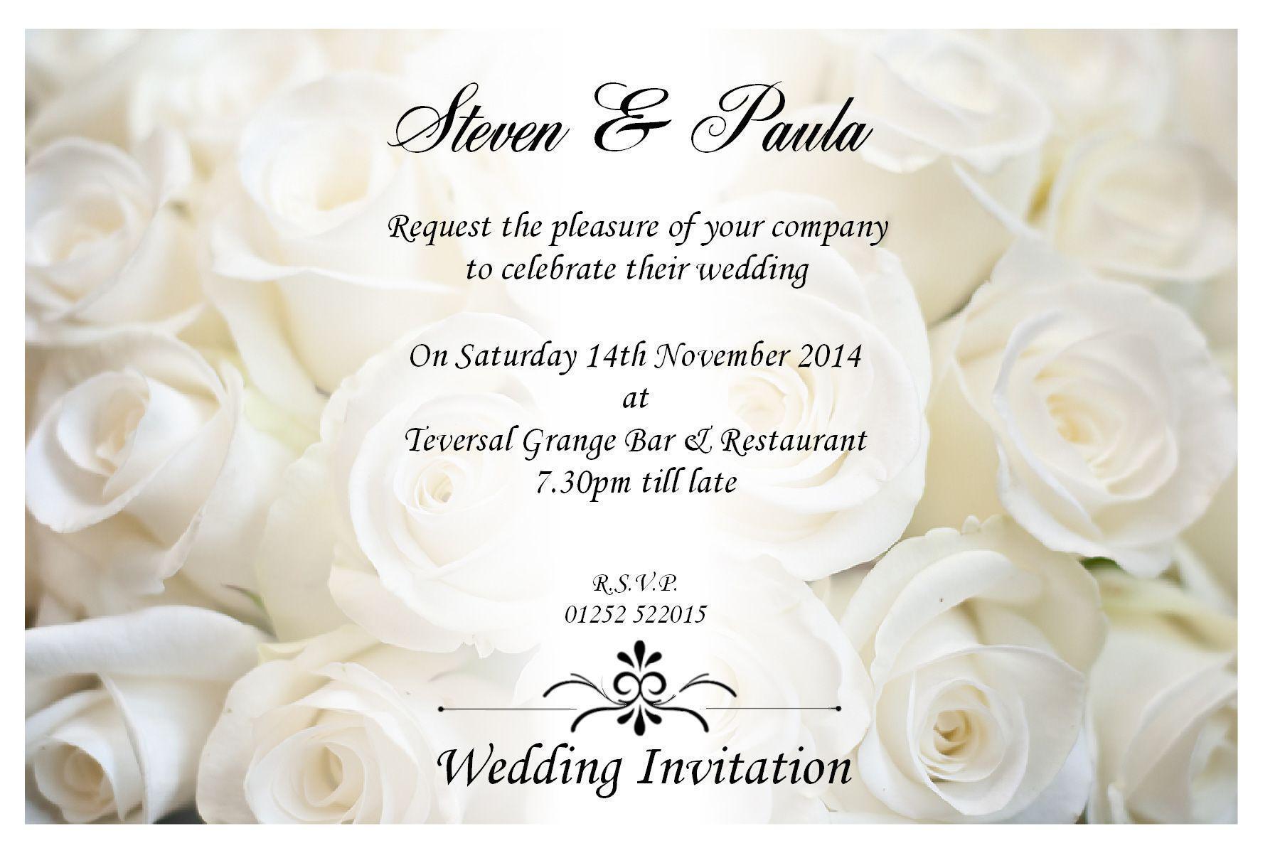 Wedding Invitation