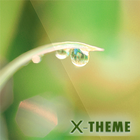 Nature Green X theme icône