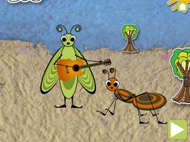 Ant and Grasshopper Kids Book capture d'écran 2
