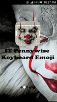 IT Pennywise Keyboard Emoji Affiche