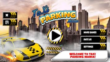 taxi mania de estacionamiento Poster