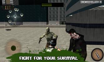 Pistolets de chasse zombie 3D tir: jeux de survie Affiche