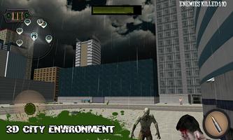 Pistolets de chasse zombie 3D tir: jeux de survie capture d'écran 1