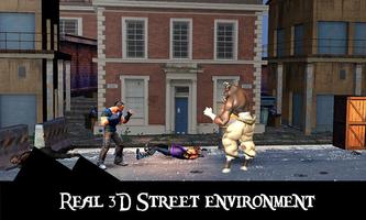 zombie hunting & street 3D combat: jeu de combat capture d'écran 2