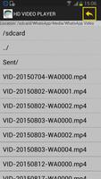 MP4/3GP/AVI HD Video Player captura de pantalla 3