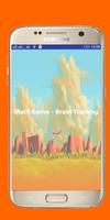 Math Game Brain Training Plakat