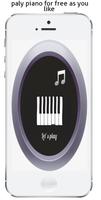 play Piano phone Affiche