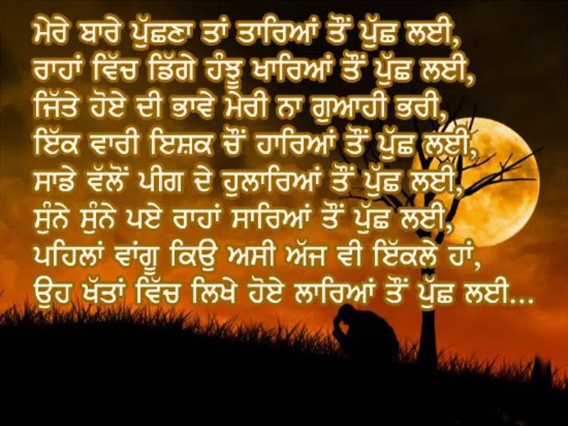 ਦਿਲ ਦਾ ਦਰਦ ਪੰਜਾਬੀ ਸ਼ਾਇਰੀ Punjabi Sad Shayari APK for Android Download ਦਿਲ ਦਾ ਦਰਦ ਪੰਜਾਬੀ ਸ਼ਾਇਰੀ Punjabi Sad Shayari APK for Android Download